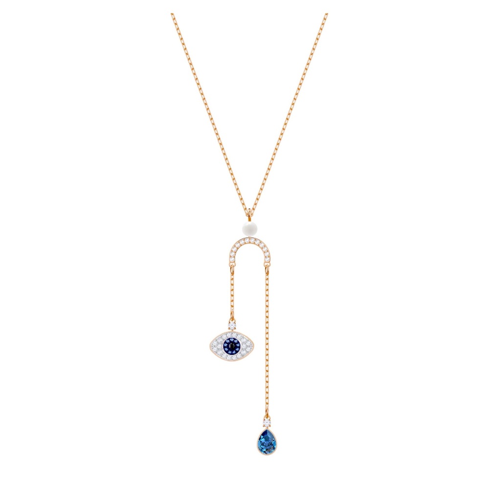 SOLD Swarovski Evil eye necklace